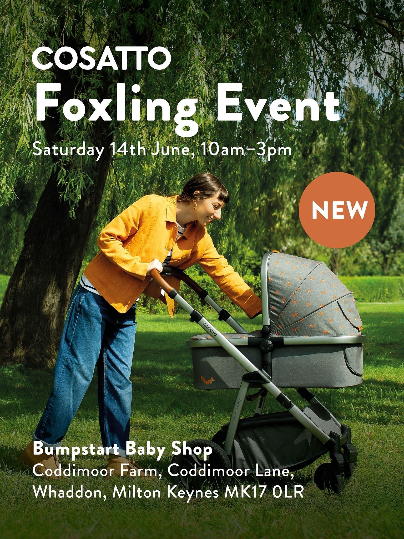 Join Us for the Cosatto Foxling Event at Bumpstart!