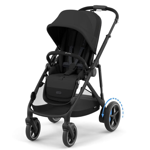 Cybex eGazelle Cloud T Luxury Bundle - Moon Black