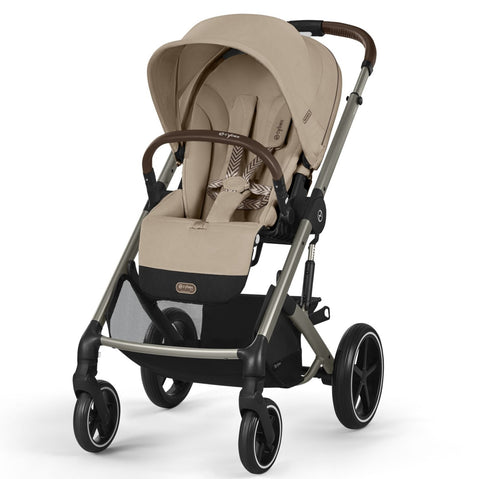 Cybex Balios S Lux 10 Piece Comfort Travel System Bundle - Almond Beige