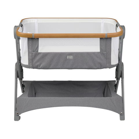 Bababing Special Offer Bedside and Travel Crib & Hub Electronic Swing Bundle