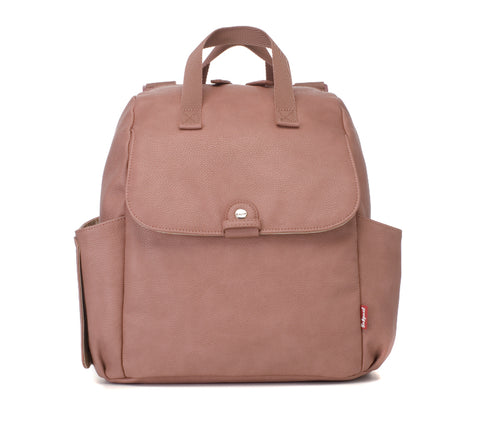 Babymel Robyn Convertible Backpack Vegan Leather - Dusty Pink