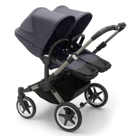 Bugaboo Donkey 5 Twin - Graphite/Stormy Blue Complete