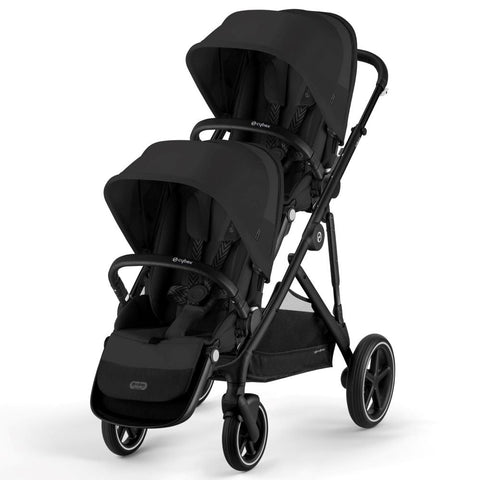 Cybex Gazelle S Twin Luxury Bundle - Moon Black