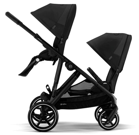 Cybex Gazelle S Twin Luxury Bundle - Moon Black