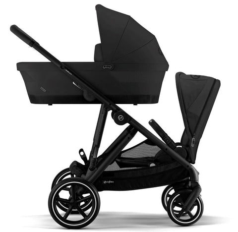 Cybex Gazelle S Toddler/Newborn Essential Bundle - Moon Black