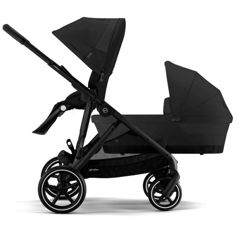 Cybex Gazelle S Toddler/Newborn Essential Bundle - Moon Black