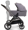 iCandy Core Complete Travel System and Accessory Bundle - Light Grey