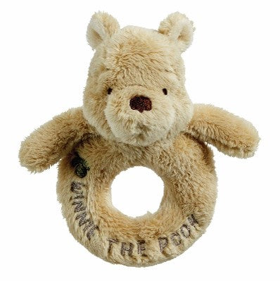 Hundred Acre Wood Classic Winnie the Pooh Ring Rattle