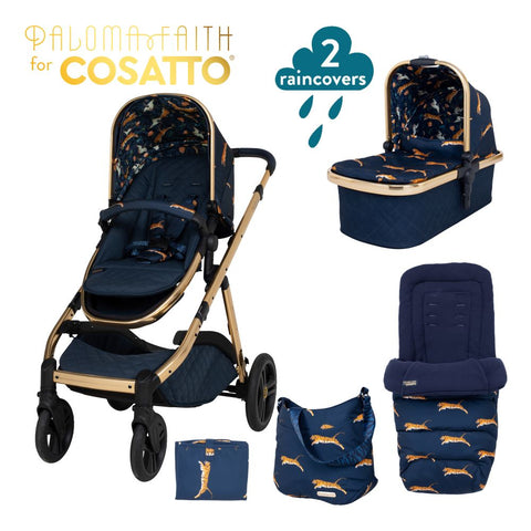 Cosatto X Paloma Wow 2 Pram and Pushchair and Accessories Bundle - On the Prowl