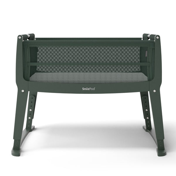 Snuzpod Studio Bedside Crib - Berlin Green