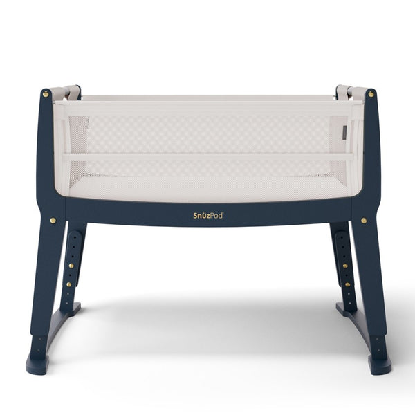 Snuzpod Studio Bedside Crib - London Navy