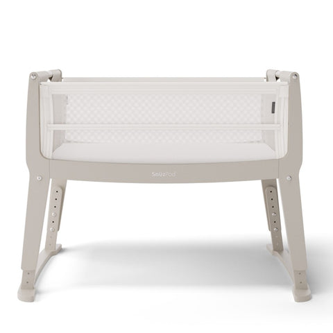 Snuzpod Studio Bedside Crib - Oslo Grey