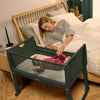 Snuzpod Studio Bedside Crib - Berlin Green