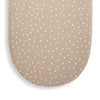 Little Green Sheep Organic Moses Fitted Sheet - Truffle Rice