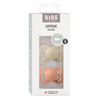 Bibs Supreme Pacifiers - Pack of 2 - Island Vanilla/Peach