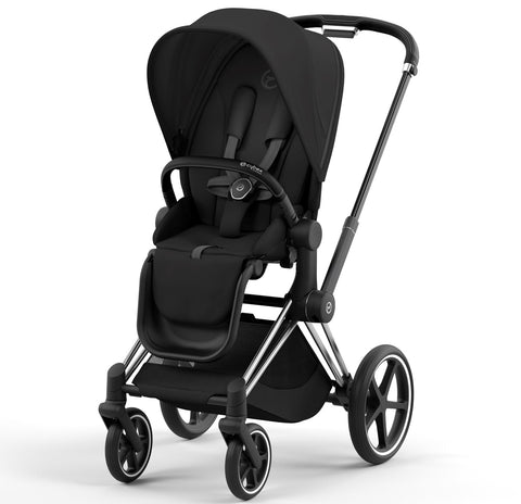 Cybex Priam Travel System Bundle - Chrome Black/Sepia Black