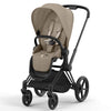 Cybex Priam Travel System Bundle - Matt Black/Cozy Beige