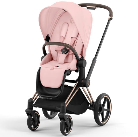 Cybex Priam Travel System Bundle - Rose Gold/Peach Pink