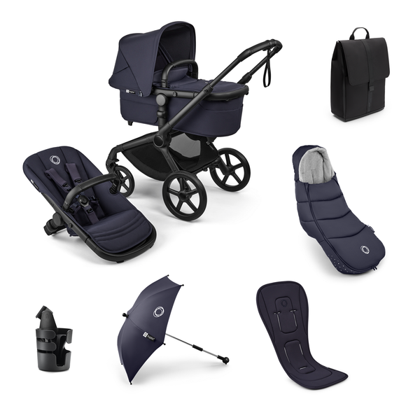 Bugaboo Fox 5 Renew Complete Pushchair Bundle - Deep Indigo