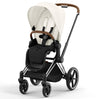 Cybex Priam Travel System Bundle - Chrome Brown/Off White