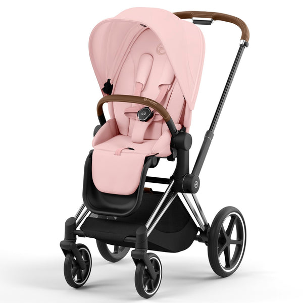 Cybex Priam - Chrome Brown/Peach Pink