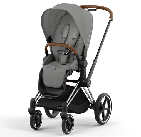 Cybex Priam Travel System Bundle - Chrome Brown/Mirage Grey