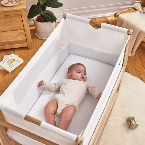 SnüzPod4 Bedside Crib - The Natural Edit Oak