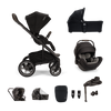 Nuna Mixx Next, Arra Flex and Base Curv Travel System Bundle - Caviar