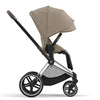 Cybex Priam Travel System Bundle - Chrome Brown/Cozy Beige