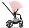 Cybex Priam - Chrome Black/Peach Pink