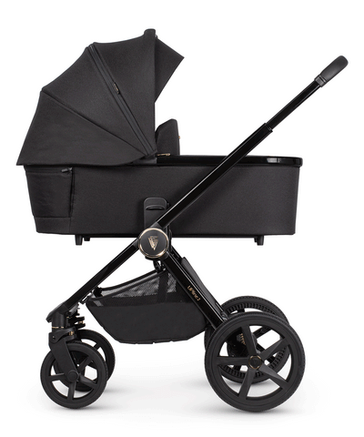 Venicci Upline 2 Pram and Accessory Bundle - All Black