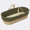 Little Green Sheep Natural Knitted Moses Basket - Juniper