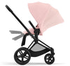 Cybex Priam - Matt Black/Peach Pink