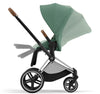 Cybex Priam - Chrome Brown/Leaf Green