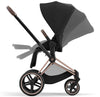 Cybex Priam Travel System Bundle - Rose Gold/Sepia Black