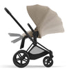 Cybex Priam Travel System Bundle - Matt Black/Cozy Beige