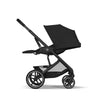 Cybex Balios S Lux 10 Piece Comfort Travel System Bundle - Moon Black