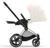 Cybex Priam Travel System Bundle - Chrome Black/Off White