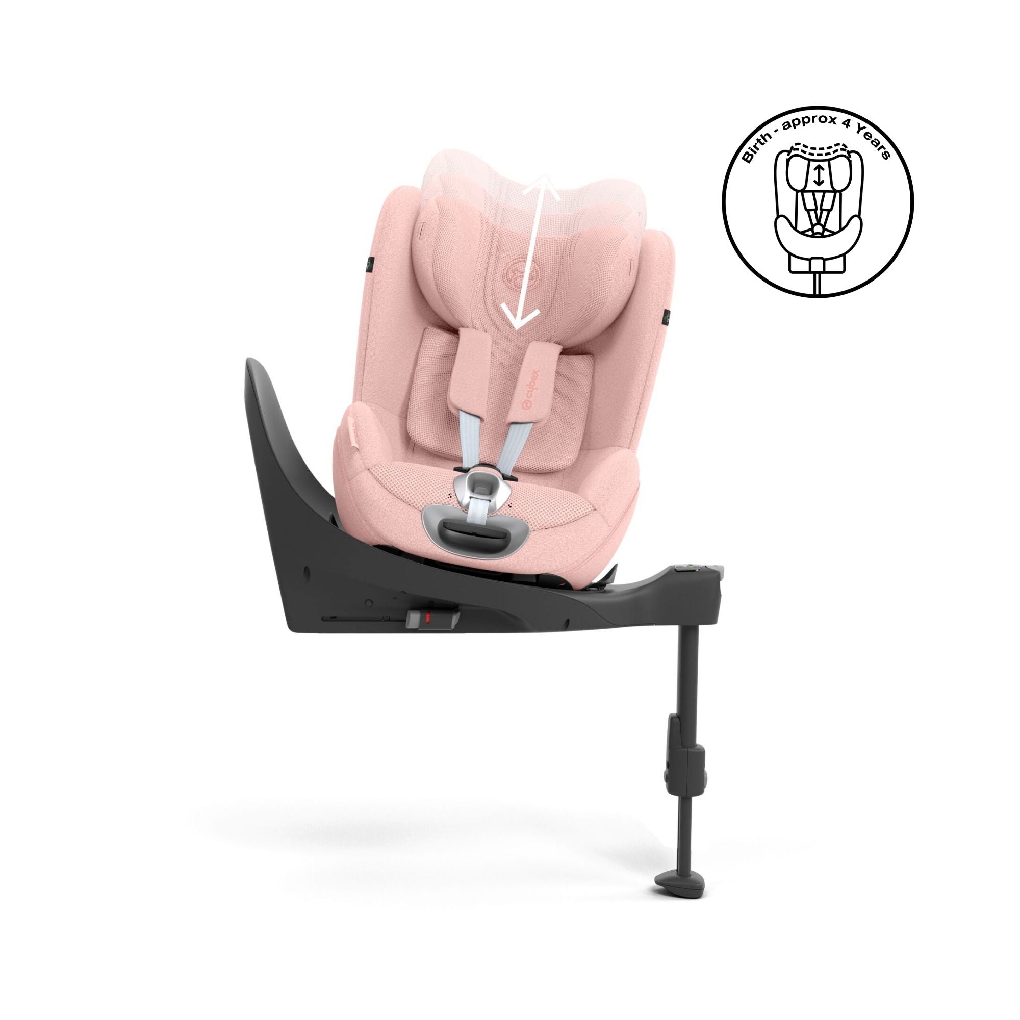 Cybex Sirona T iSize - Peach Pink Plus – Bumpstart Baby Shop