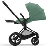 Cybex Priam - Matt Black/Leaf Green