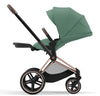 Cybex Priam Travel System Bundle - Rose Gold/Leaf Green