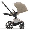 Cybex Priam Travel System Bundle - Rose Gold/Cozy Beige