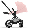 Cybex Priam - Matt Black/Peach Pink