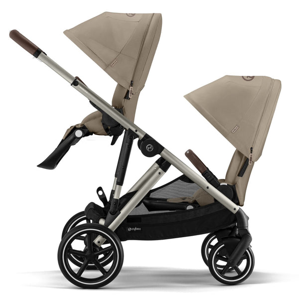 Cybex Gazelle S Twin Luxury Bundle - Almond Beige