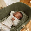 Little Green Sheep Natural Knitted Moses Basket - Juniper