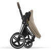 Cybex Priam Travel System Bundle - Chrome Brown/Cozy Beige