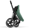 Cybex Priam Travel System Bundle - Chrome Black/Leaf Green