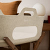 SnuzBaskit Barley Moses Basket and Walnut Stand