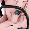 Cybex Priam Travel System Bundle - Chrome Black/Peach Pink