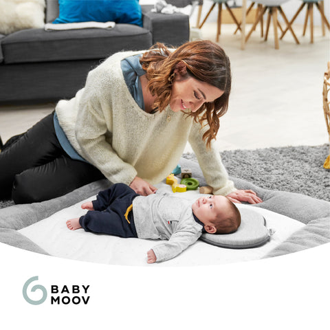 Babymoov Lovenest Anti-Flat Head Baby Pillow 0-4m - Smokey Grey